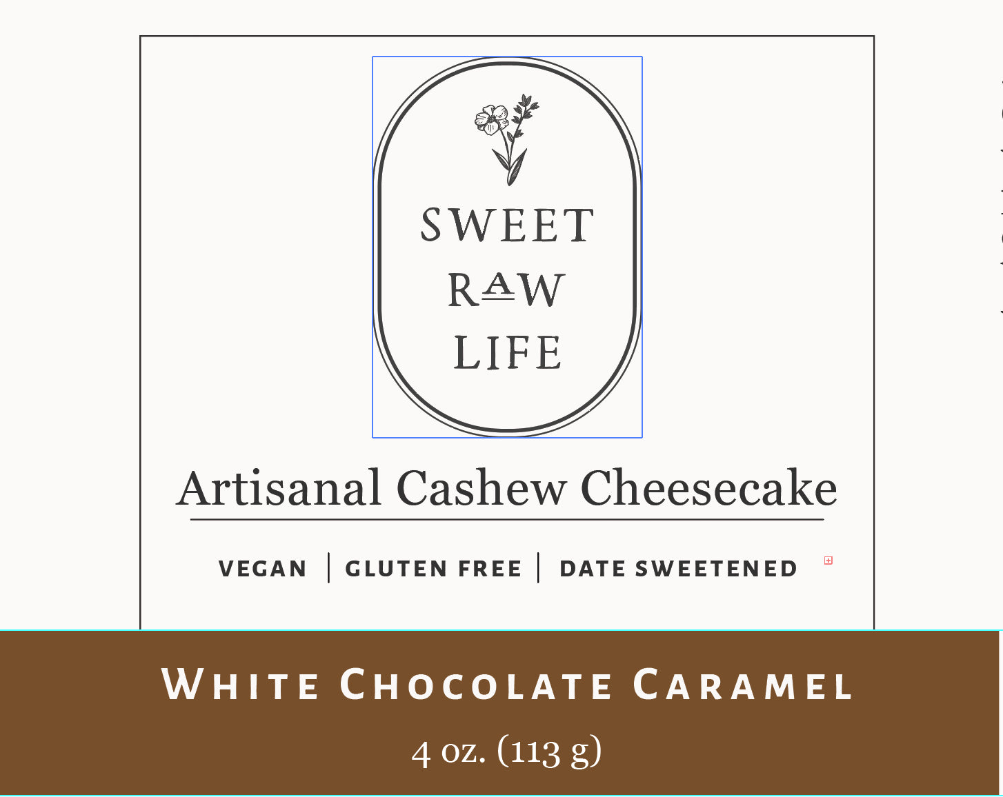 White chocolate caramel cheesecake