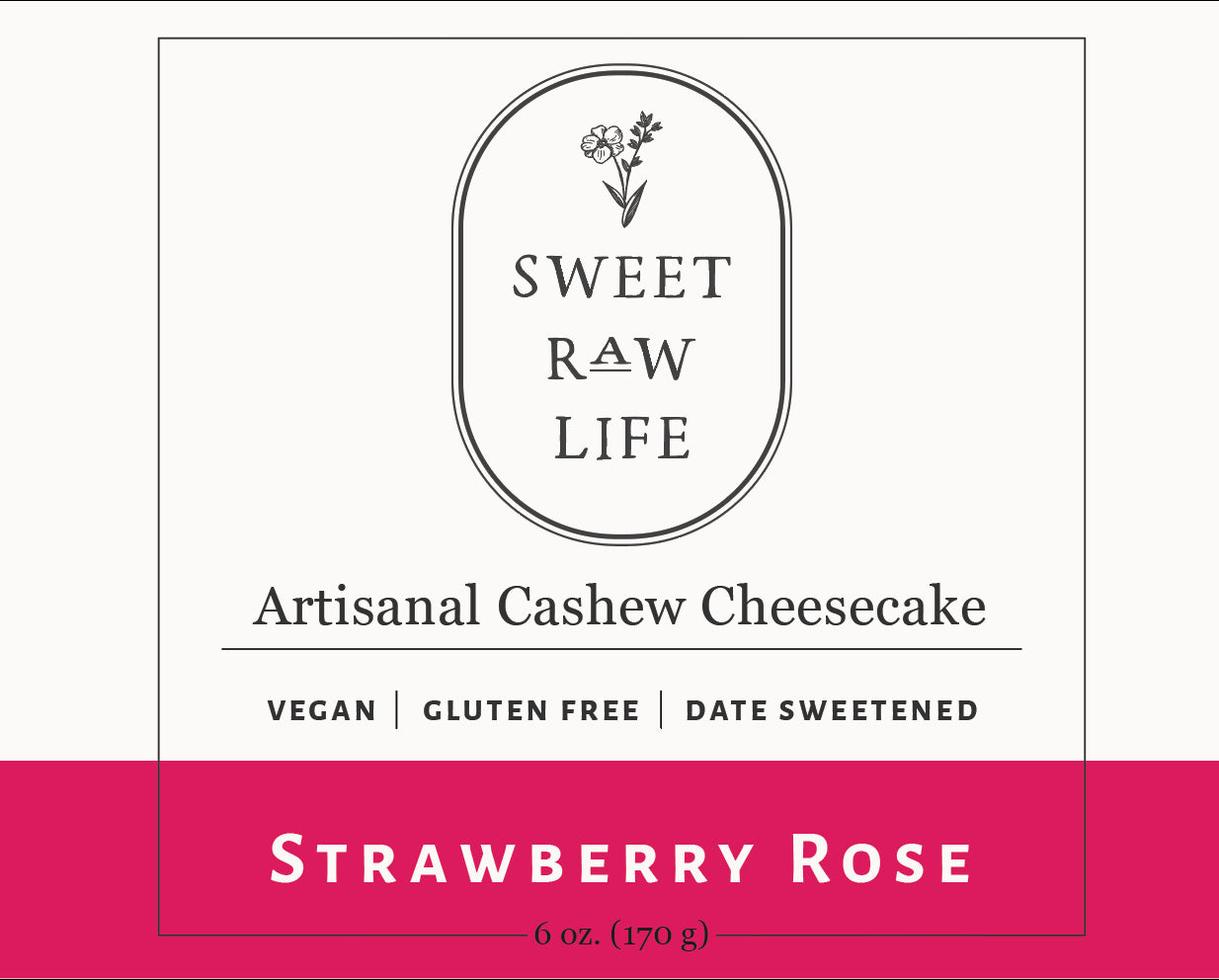 Strawberry Rose Cheesecake